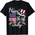 Happy 4th of July Patriotic American Flag USA Shirt for Men Women Kids 312