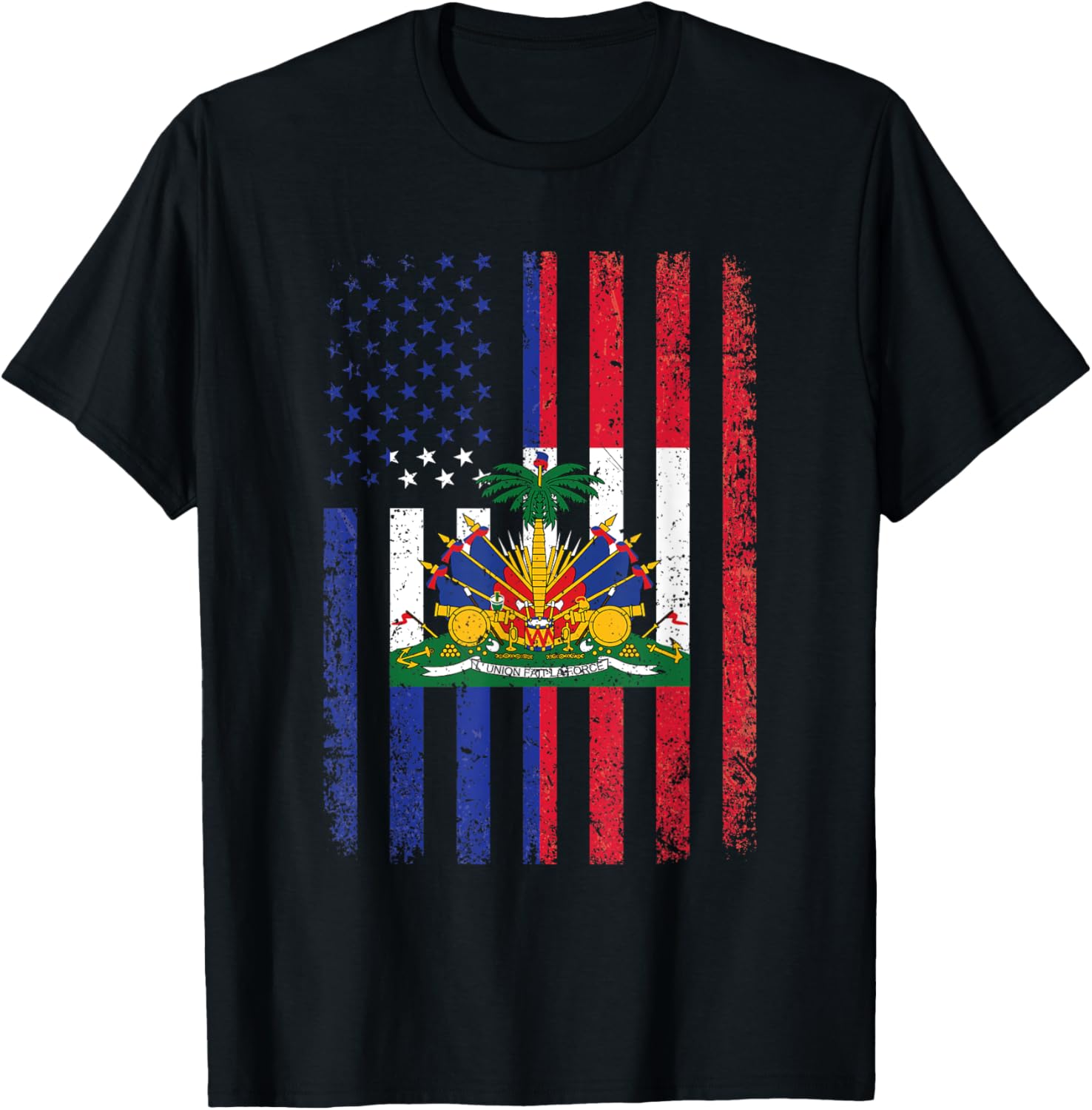 Haiti Usa Flag Shirt 4Th Of July American Haitian Flag