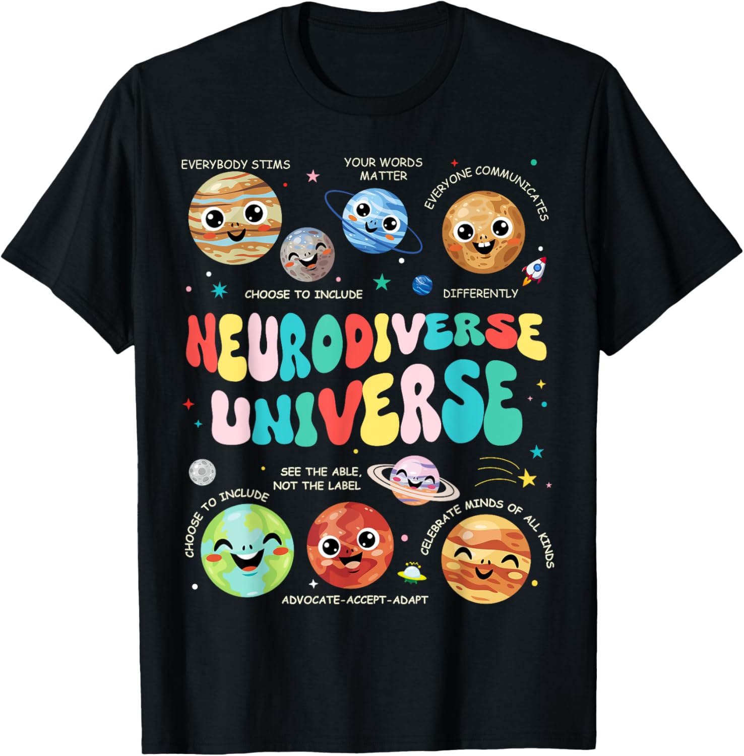 Neurodiverse Universe Neurodiversity Autism Awareness Kids