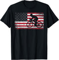 Cyclist Cycling Bicycle American Flag 4Th Of July Patriotic