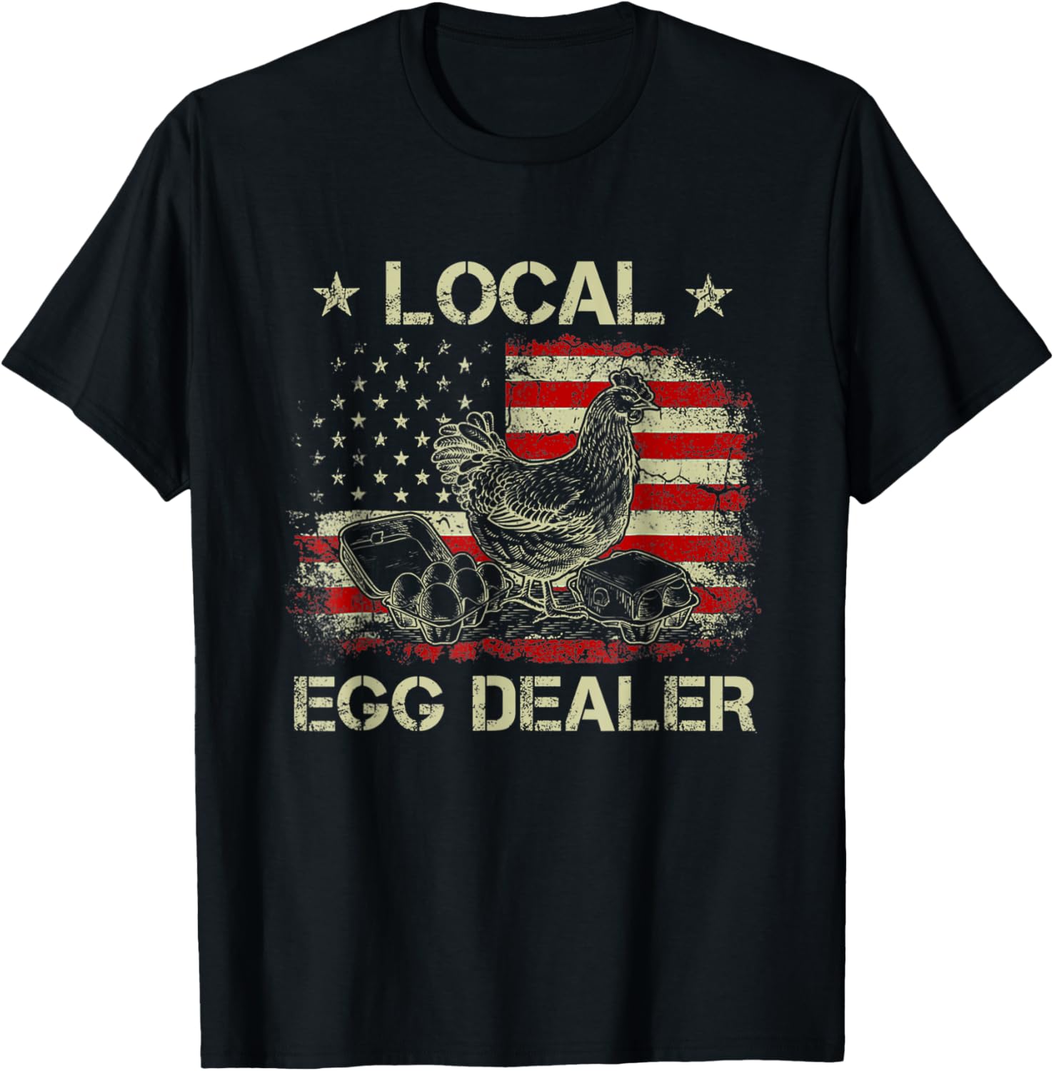 Local Egg Dealers Usa Flag Support Your Local Egg Dealers