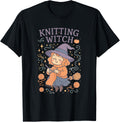 Knitting Witch Halloween Vibes for Cozy Yarn Crafters