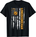 Trendy Coloring Proud Longshoreman Usa Flag T Shirt Unisex Adults Black Small Short Sleeve Regular Fit Cotton Patriotic Modern Christmas
