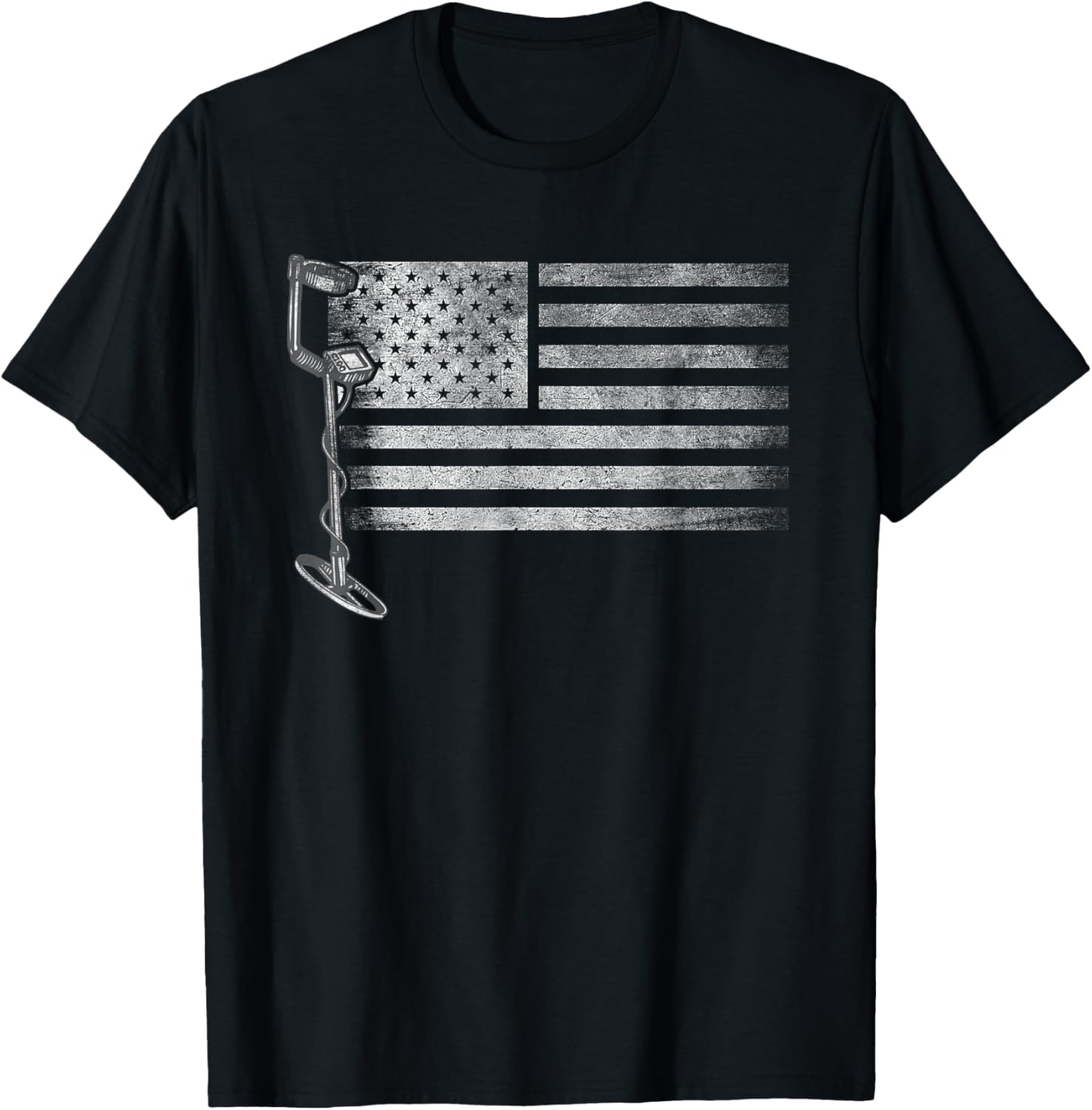 Patriotic Metal Detecting Usa Flag Treasure Hunt Detectorist