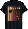 Melanin Shades Black Pride Men Women Crochet Yarn Lovers