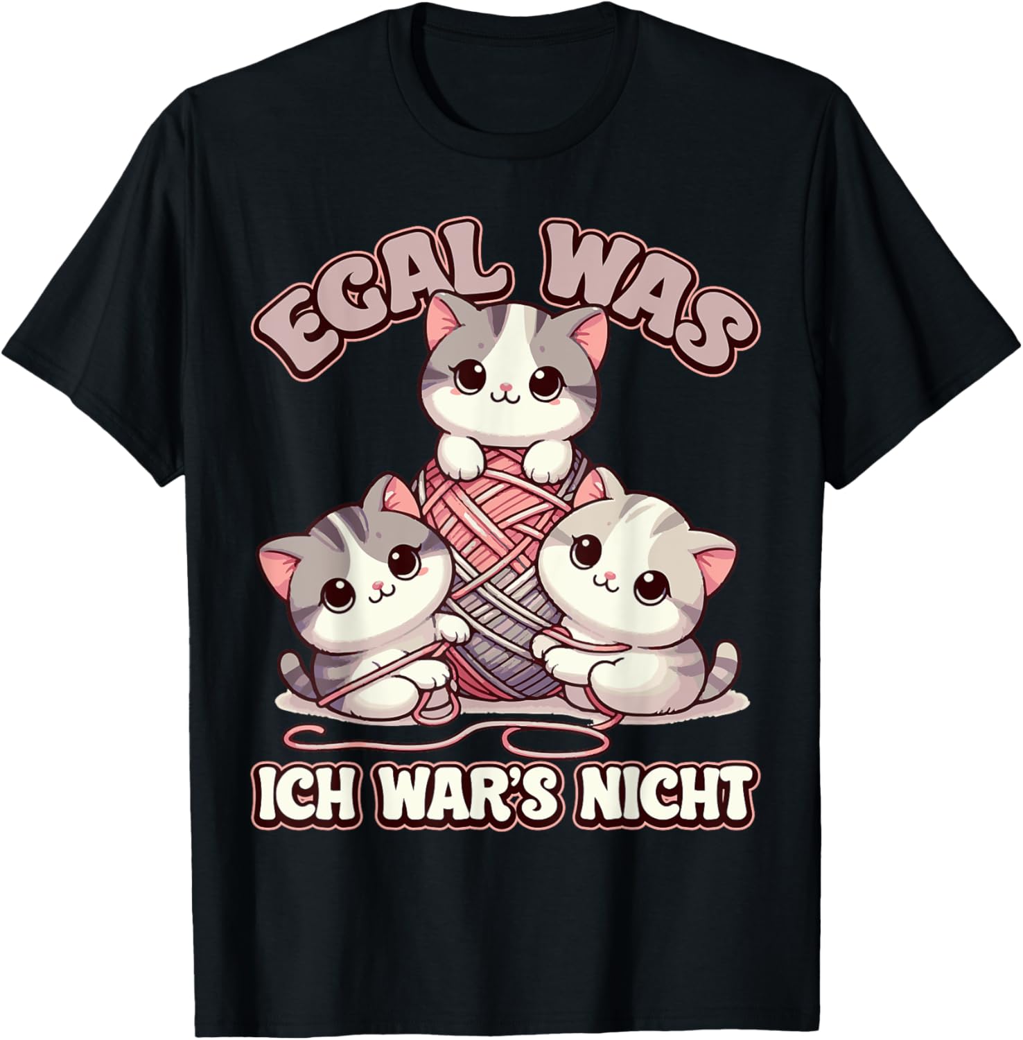 Egal Was Ich War's Nicht Cute Cats Yarn