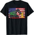 Feller Buncher Usa American Flag Patriotic Tree Logger
