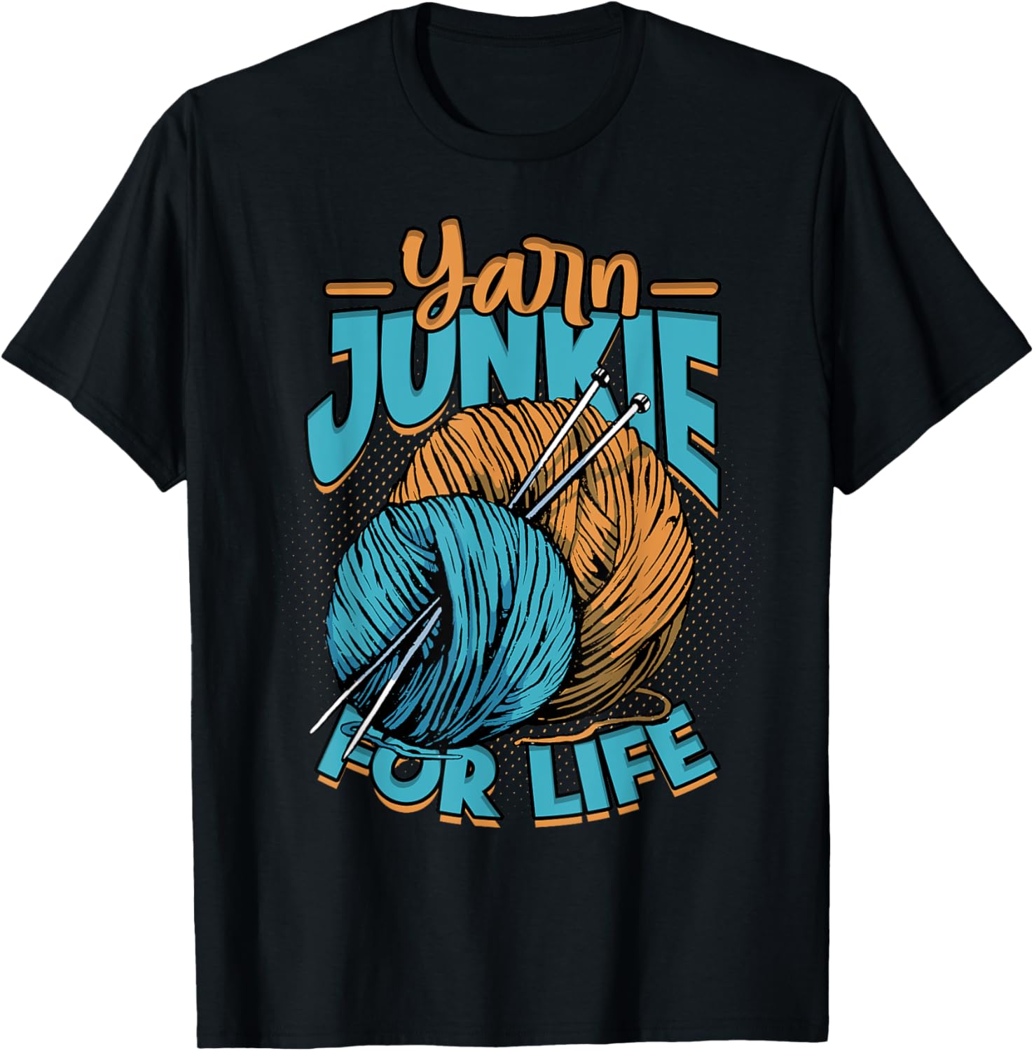 Knitting Yarn Knitter Needles Yarn junkie for life