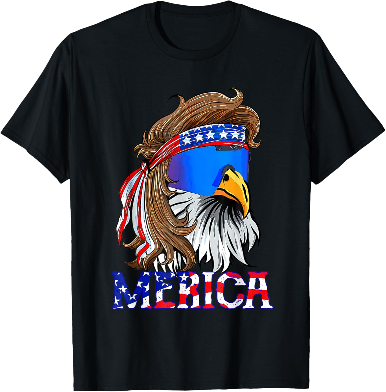 Eagle Mullet Sunglasses Merica 4Th Of July Usa American Flag