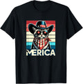 Patriotic Cat Usa Merica 4Th Of July Fun 09S3Gh