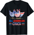 All American Chick Chicken American Flag 4Th Of July