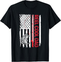 Mens Reel Cool Dad Fishing American Flag Funny Grandpa