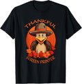 Screen Printer Funny Thanksgiving Turkey Fall