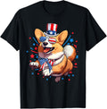Corgi Dog 4Th Of July American Usa Flag Patriotic Funny