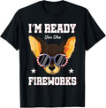 4Th Of July Shirt Chihuahua Funny Fireworks Usa Flag