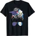 Guatemalan Women Girl Usa Heritage American Guatemala Flag