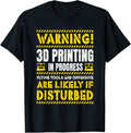 Funny 3D Printing In Progress 3D Printer Worker