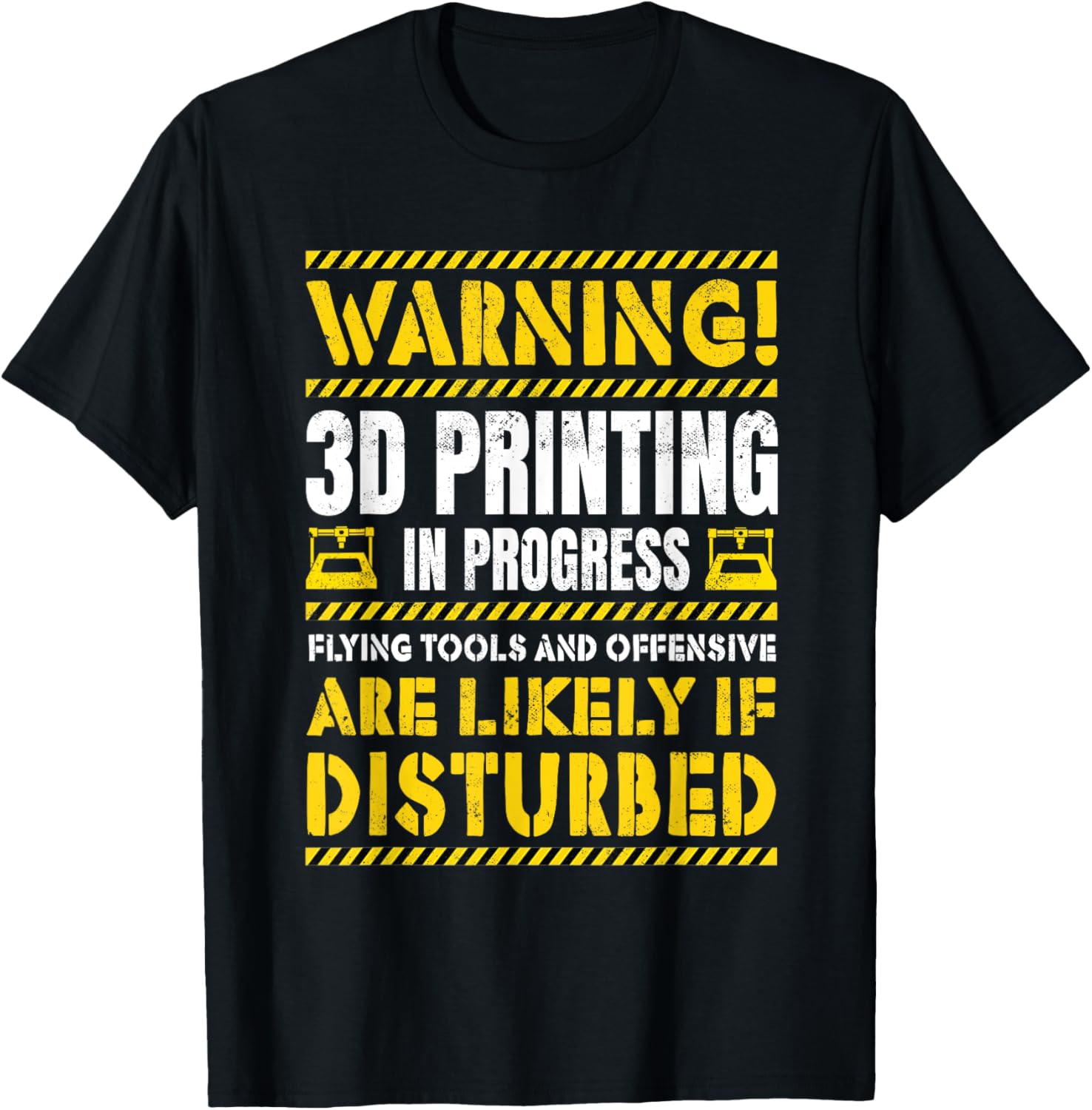 Funny 3D Printing In Progress 3D Printer Worker