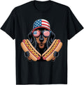 Funny Patriotic Dachshund 4Th Of July Hotdog American Flag