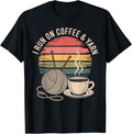 I Run On Coffee And Yarn Funny Knitting