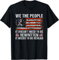 We The People American Flag Patriotic 1776 Usa Retro Gifts