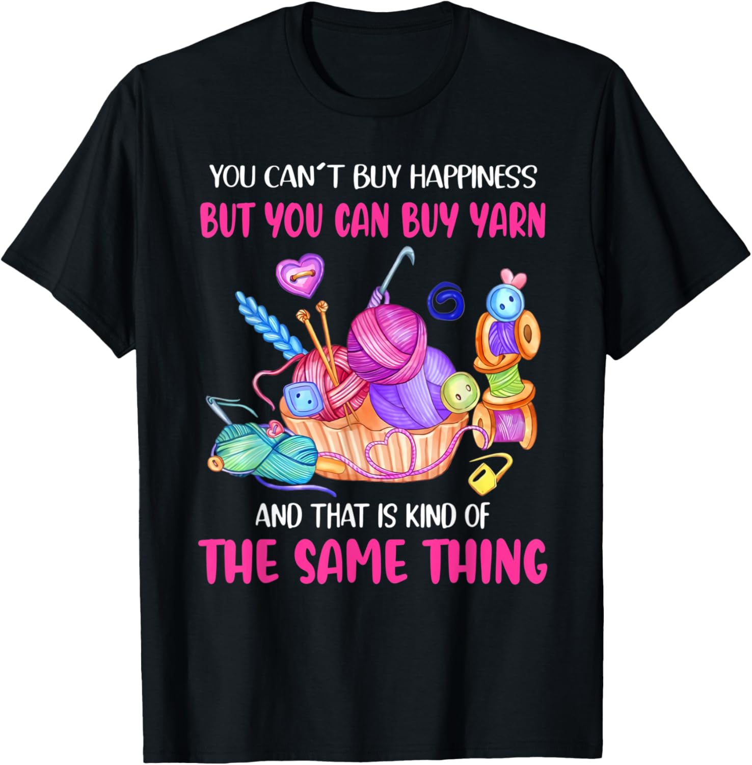 You can't buy happiness but you can buy yarn