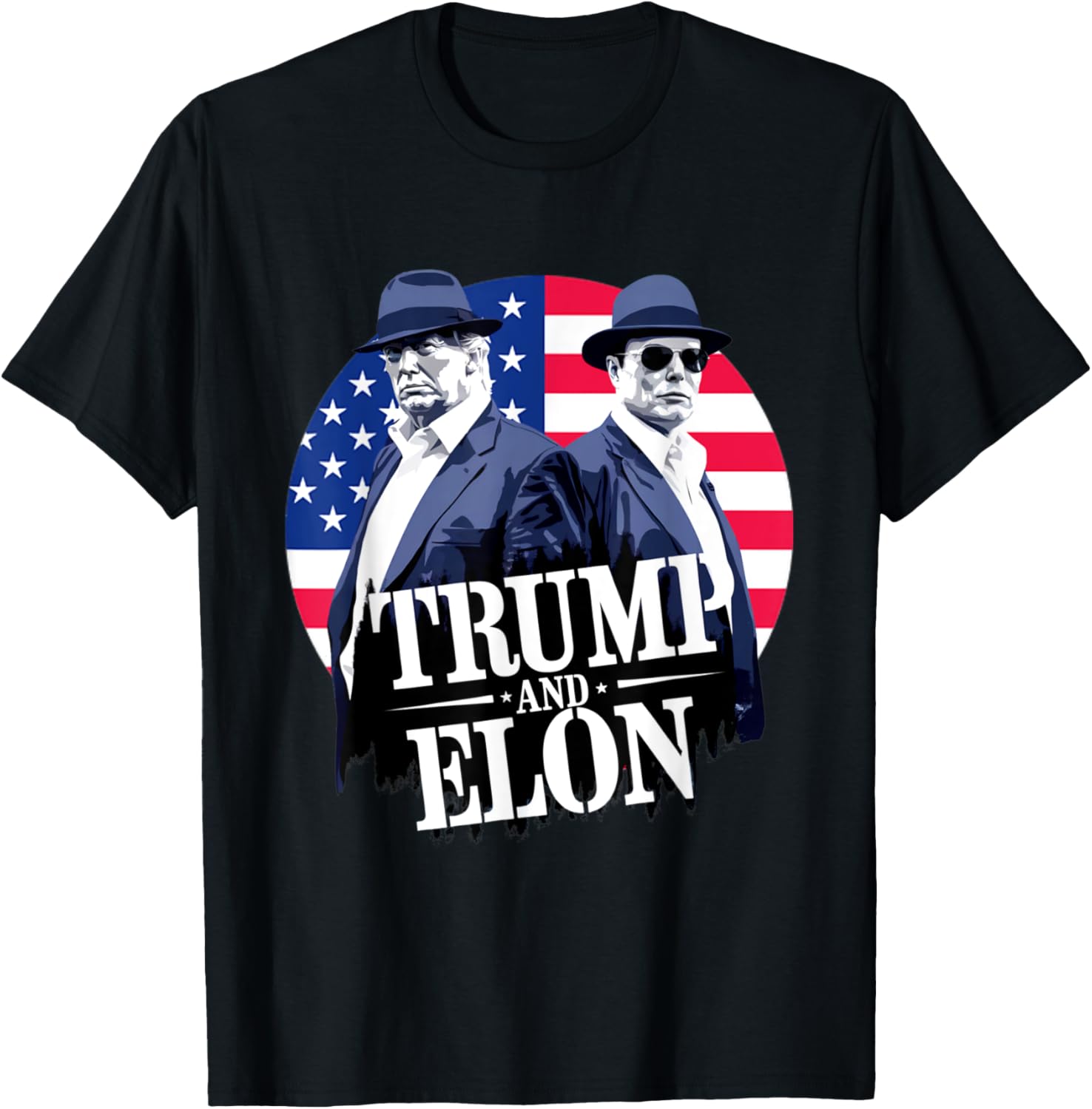 Trump And Elon 2024 Presidential Election American Flag