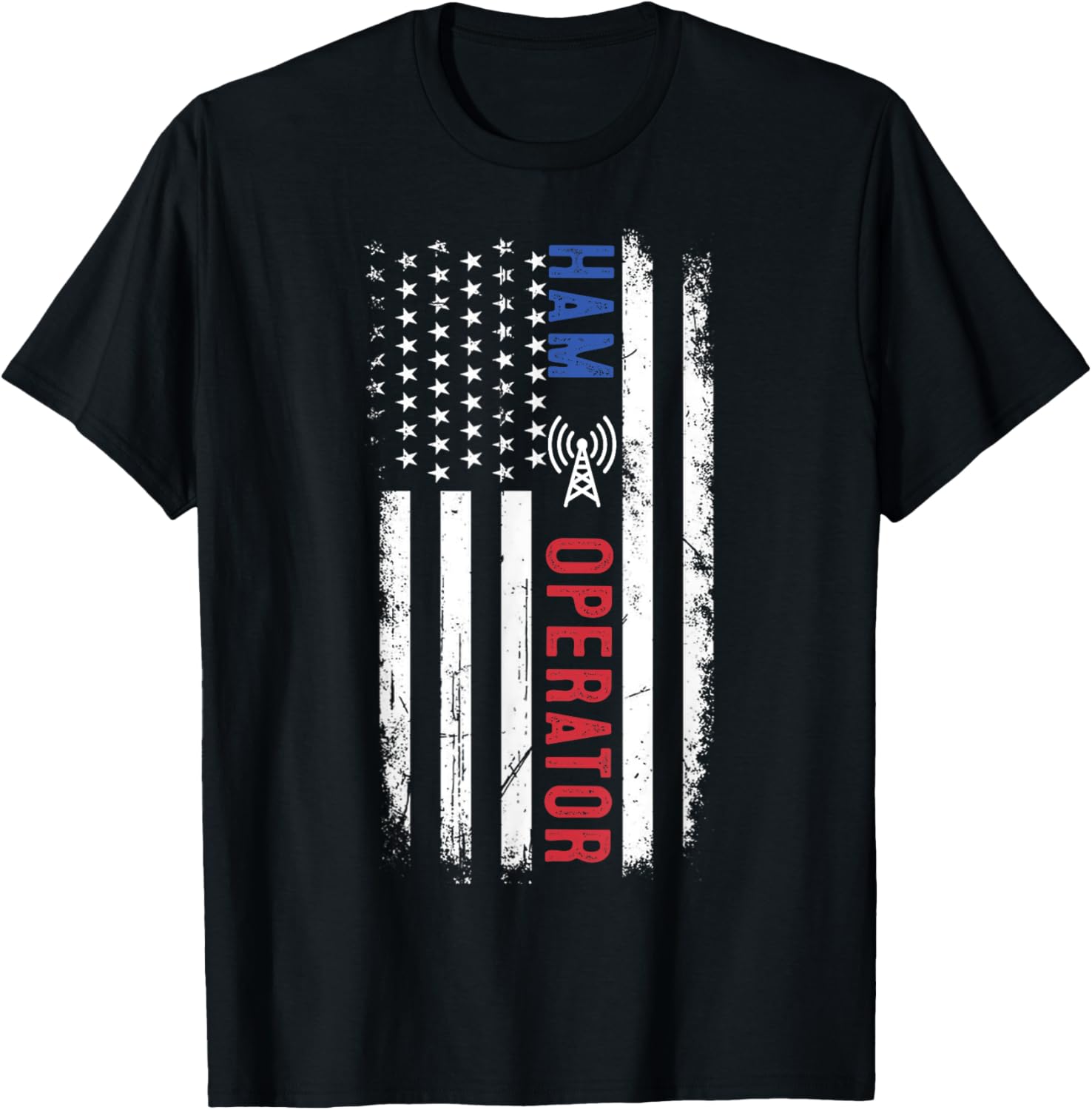 Ham Radio Patriotic American Usa Flag Amateur Radio Operator