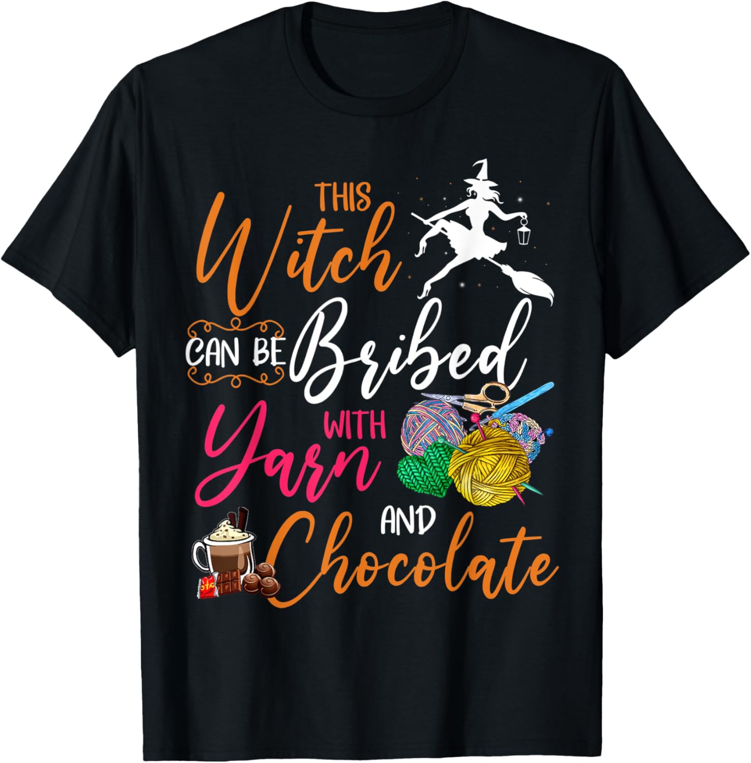 This witch can be bribed with yarn and chocolate
