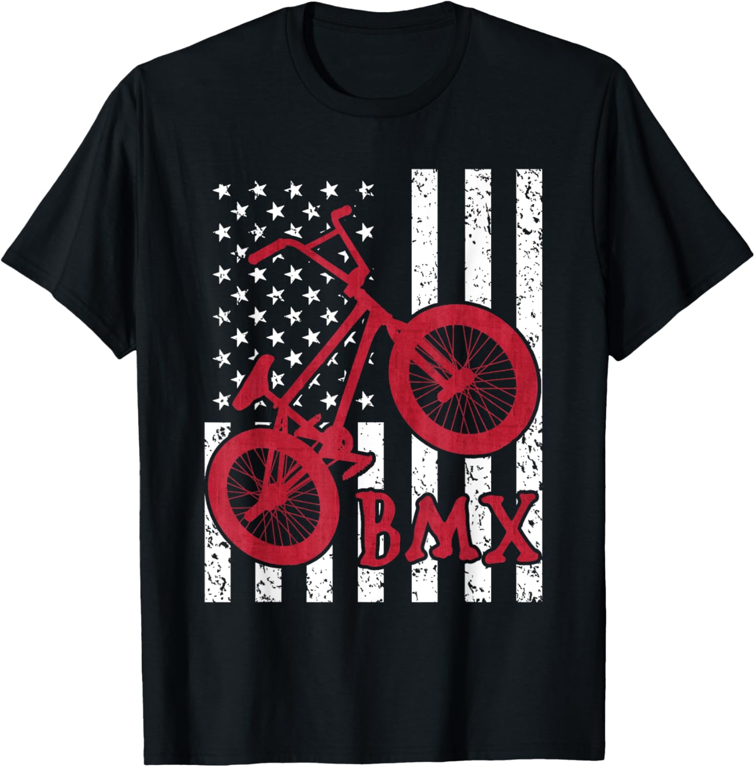American Flag Bmx Bike Funny Patriotic Biking Fan Rider Gift