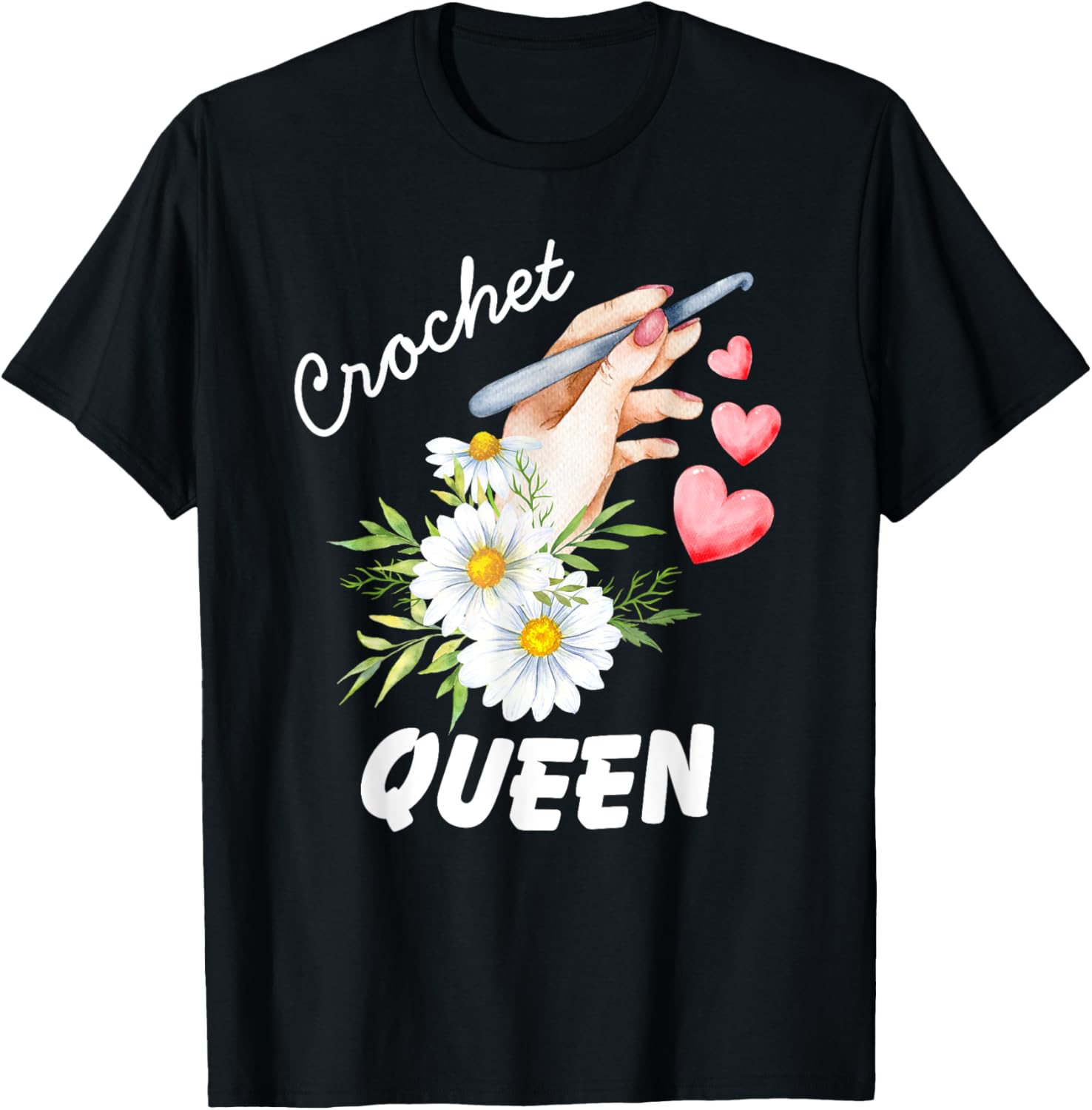 Crochet Queen, Crocheter, Yarn Lover, Crochet Knitting Lady