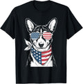 Basenji Dog Usa Flag Sunglasses Patriotic 4Th Of July