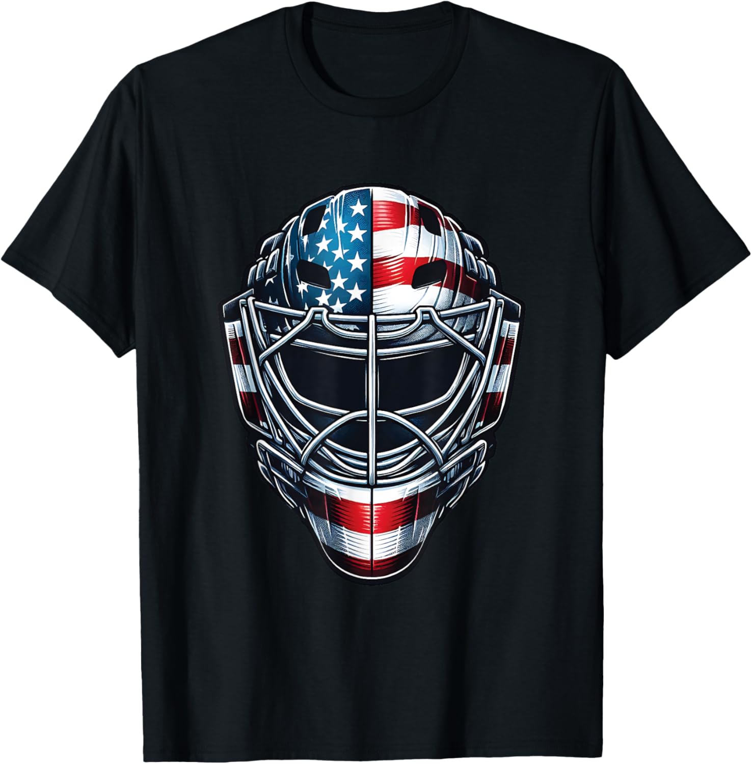 Hockey Goalie Mask 4Th Of July American Flag Usa Fathers Day