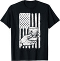 Retro Bourbon Whisky 4Th Of July American Usa Flag