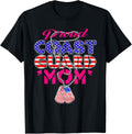 Proud Us Coast Guard Mom Shirt Usa Flag Military Mother Gift