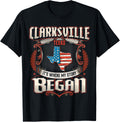 Clarksville Texas Usa Flag Independence Day