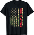 Disabled Veteran American Flag Camouflage Camo Patriotic Vet