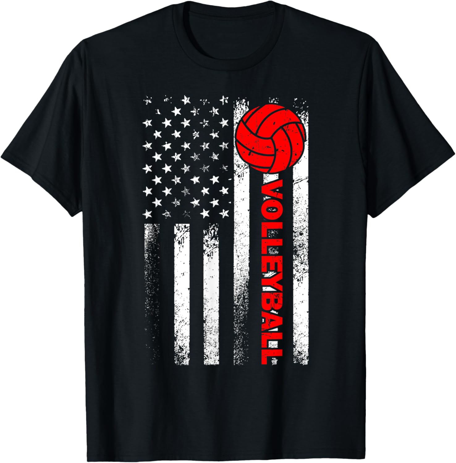 Funny Volleyball Design For Men Women Usa Patriotic Athlete