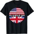 Half American Half British Usa Flag Family Heritage