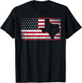 American Flag Texas 4Th Of July Vintage Gift Men Women Retro