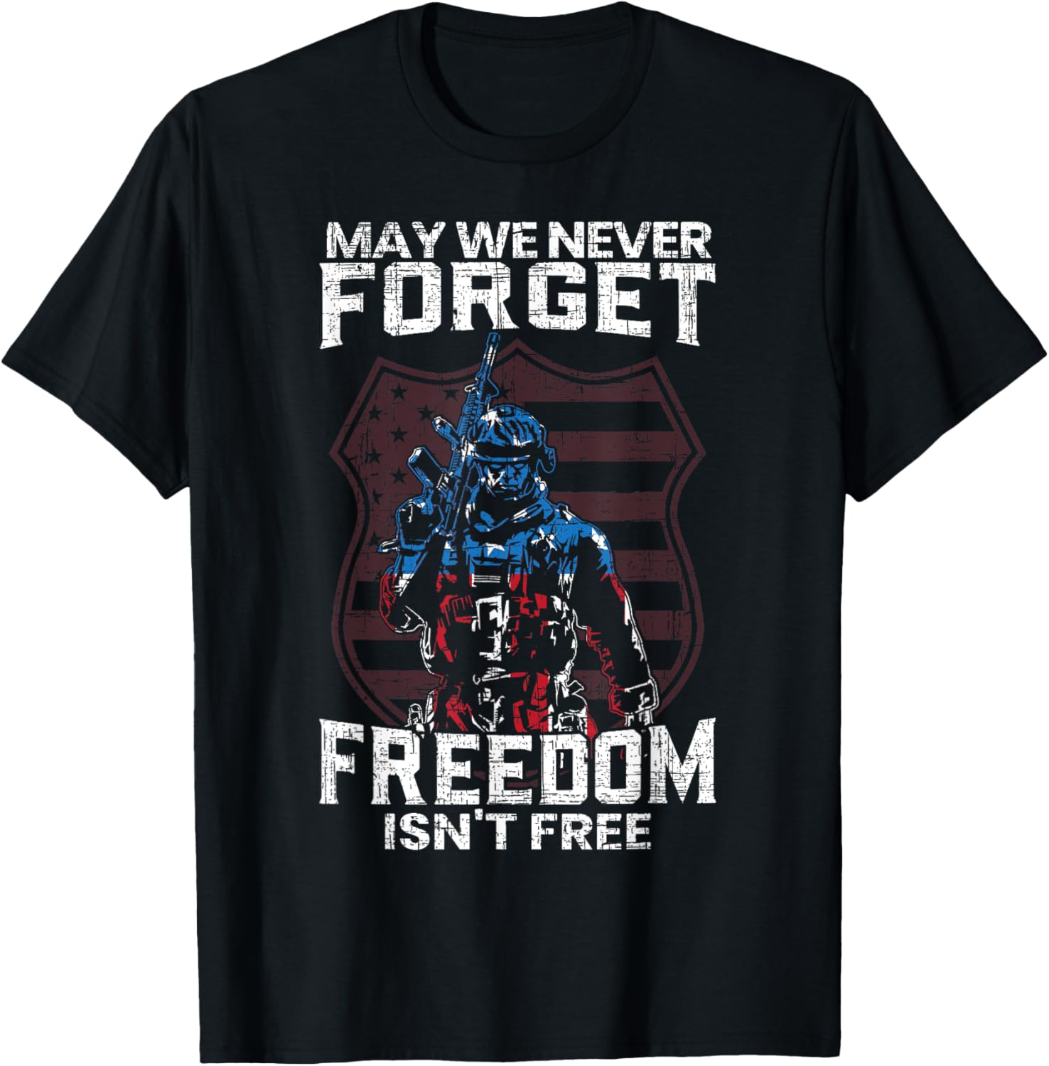 May We Never Forget Freedom Isnt Free Usa Flag Memorial Day