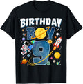 9th Birthday Astronaut Space Planets 9 Years Old Birthday Boy Design 310