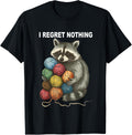 I Regret Nothing Funny Raccoon Yarn Crocheting Lover