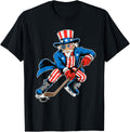 Uncle Sam Hockey American Flag Usa Sport 4Th Of July