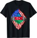 Azerbaijan Shirt Usa Azerbaijan Flag Azerbaijani Roots
