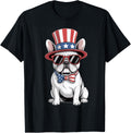 Patriotic Frenchie Dog Usa Flag July 4Th American Style