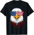 American Flag Patriotic Eagle Shirt Men Boys 4Th Of July