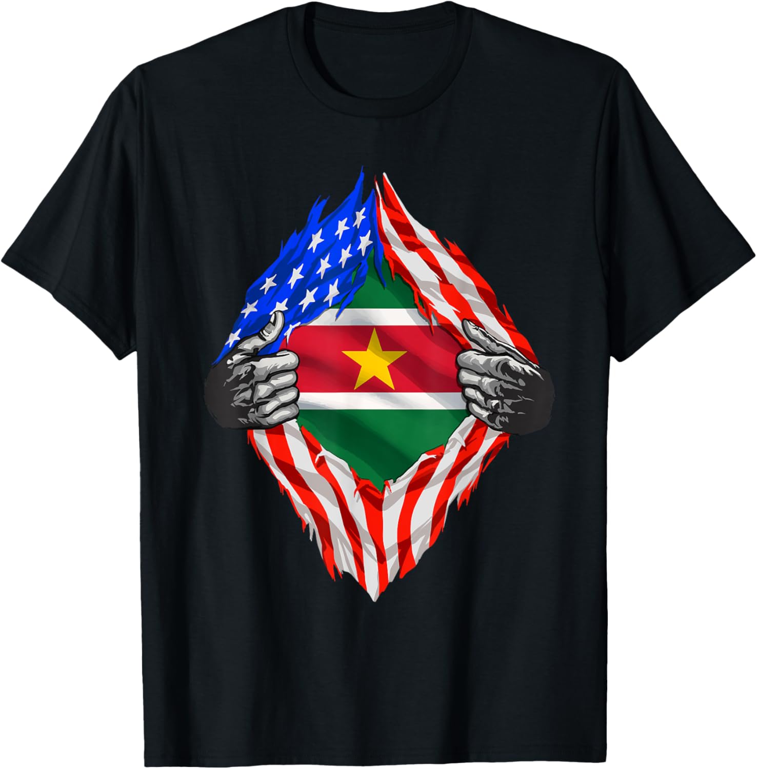 Super Surinamese Heritage Suriname Roots Usa Flag