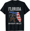 Florida Americas Mullet Funny Patriotic American Flag