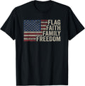 Flag Faith Family Freedom Vintage Christian Usa Flag